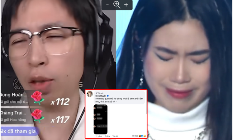 Pháo khóc như mưa trong lúc đối chất với Viruss trên sóng livestream 1,5 triệu người xem, nam nhạc sỹ tuyên bố chưa bao giờ yêu nữ rapper