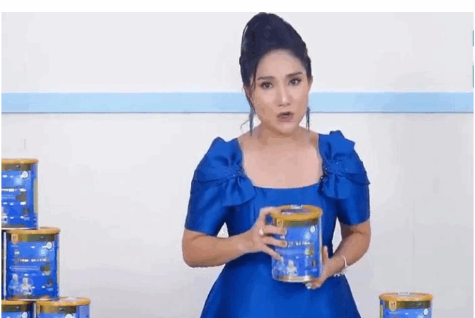 MC Cát Tường: “Mình là nghệ sĩ mà, đâu phải chuyên gia đâu mà biết thành phần bên trong là cái gì, quảng chỉ hơi lố xíu thôi chứ mình không bán hàng giả hay hàng kém chất lượng. Mình mà biết như vậy là mình không làm”