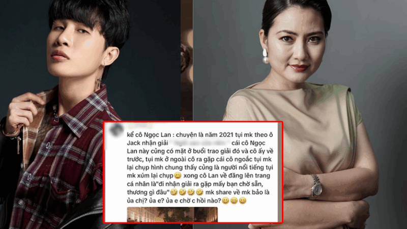 Fan Jack ‘bóc’ Ngọc Lan từng xin chụp hình chung, giờ quay xe chê người ta vô học: ‘Mắc cỡ thiệt á chị ơi!’