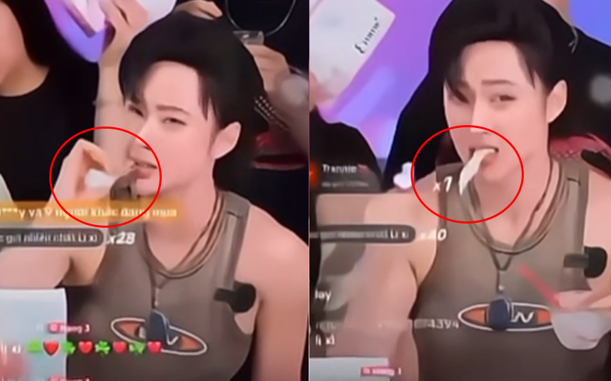 Angela Phương Trinh chơi lớn, ăn cả phôi mặt nạ dưỡng da để chứng minh sản phẩm sạch: ‘PR bất chấp sức khỏe,  ai nấy đều s:ợ h:ãi!’