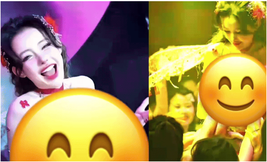 Ngân 98 làm 1 hành động lạ ngay trong lúc biểu diễn: “Nh:ô vò:ng 1 ra cho khán giả ch:ạm vào, ai nhìn cũng ngứa hết cả mắt”