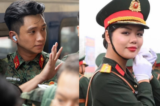 Hai chiến sĩ A80 gây bão cõi mạng: Thần thái quân ngũ chuẩn chỉnh mà đẹp như bước ra từ phim điện ảnh