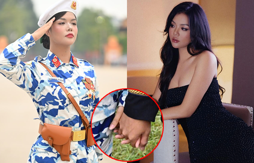 Nữ trung úy diễu binh cao 1m73, nhan sắc “không kém hoa hậu” khiến MXH dậy sóng: Tiếc nuối khi biết đã có chủ