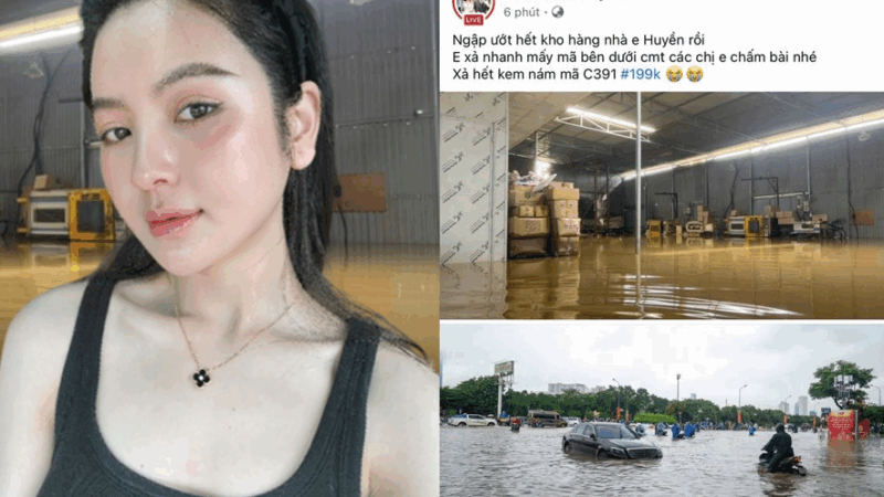 Chu Thanh Huyền bị bóc mẽ ‘nhận vơ’ ảnh kho hàng ngập nước để xả hàng: Pha xử lý sau đó mới thật sự gây phẫn nộ