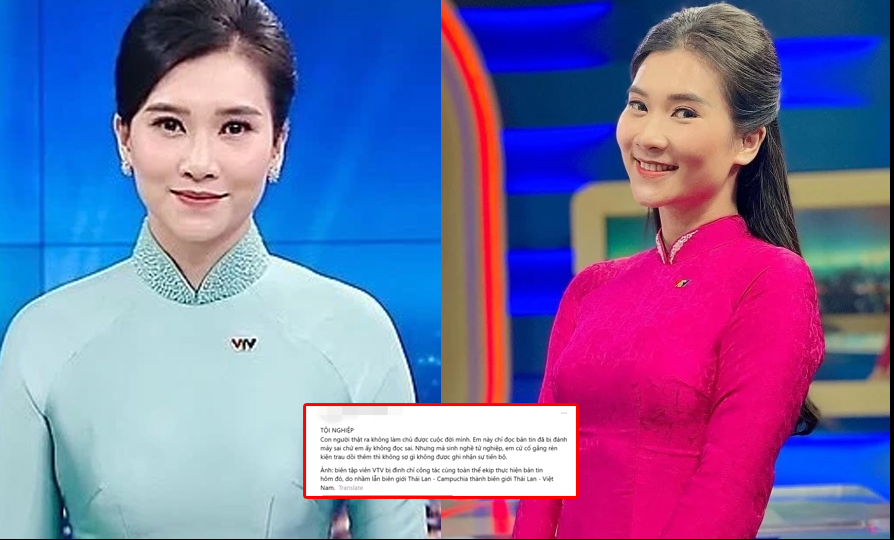 Nữ BTV VTV đọc nhầm gây chấn động bản tin, bất ngờ có người ra mặt bênh vực: “Đừng x:ử cô ấy, người này mới đáng bị phạt
