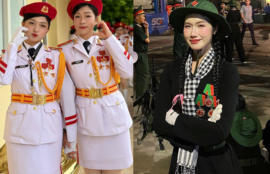 10 nữ quân nhân Việt Nam nở nụ cười là MXH chao đảo: Visual ‘cực phẩm quốc nội’, netizen khẳng định đẹp không thua gì minh tinh