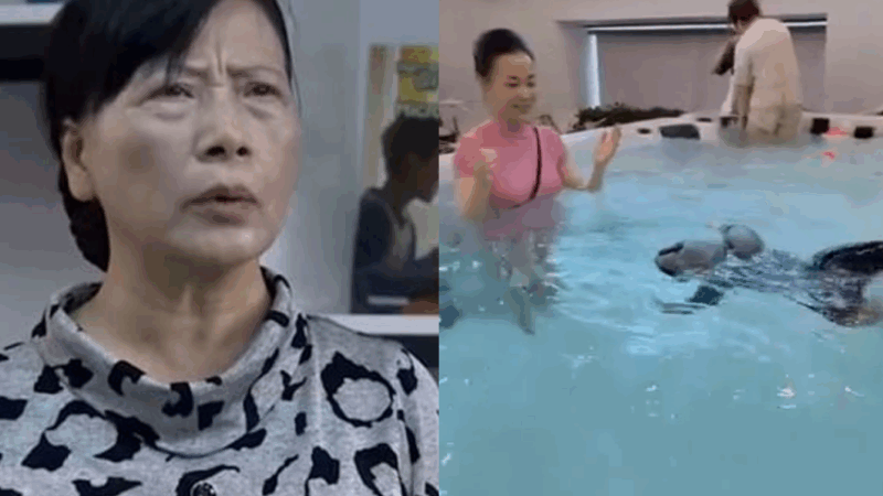 Cháu nội úp mặt xuống nước, mẹ Shark Bình buông 1 câu “chí m:ạng” về cách nuôi con của Phương Oanh: Ai nghe xong cũng tròn mắt vì s:ốc!