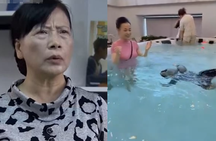 Cháu nội úp mặt xuống nước, mẹ Shark Bình buông 1 câu “chí m:ạng” về cách nuôi con của Phương Oanh: Ai nghe xong cũng tròn mắt vì s:ốc!