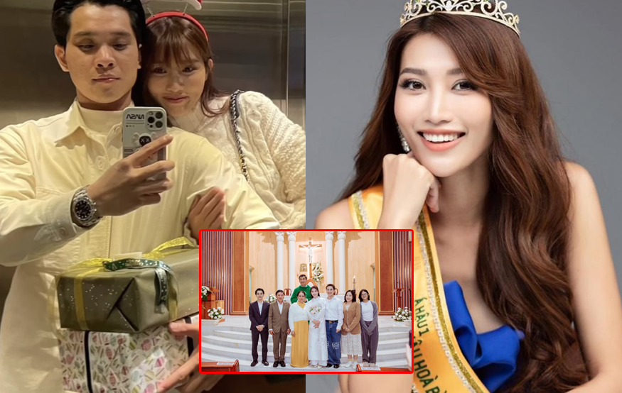 Á hậu Quỳnh Châu cưới bạn trai doanh nhân: Gia thế nhà trai thuộc hàng tài phiệt, cưới là đổi đời?
