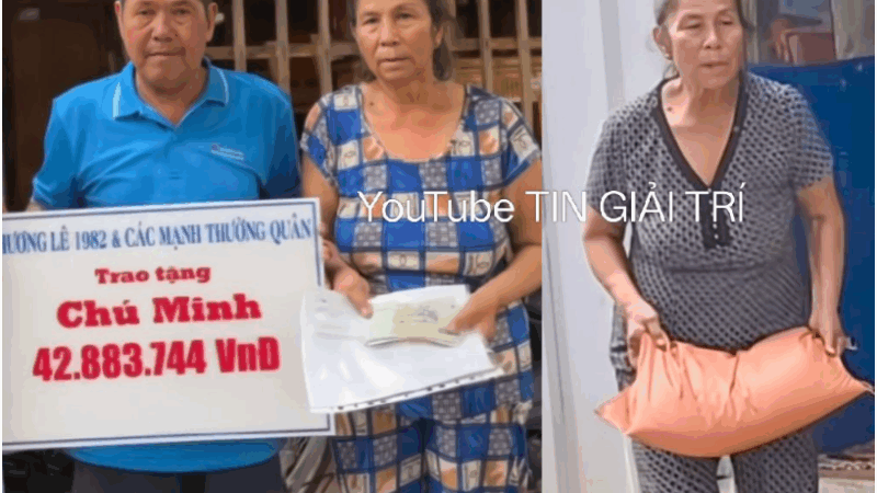 Chú Minh và bà Giao nhận 43 triệu hứa phát gạo cho bà con, nhưng chỉ phát đúng 1 bao: “Còn đổ thừa không ai chịu ra nhận”