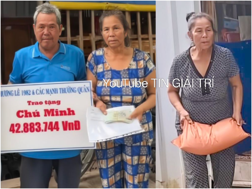 Chú Minh và bà Giao nhận 43 triệu hứa phát gạo cho bà con, nhưng chỉ phát đúng 1 bao: “Còn đổ thừa không ai chịu ra nhận”