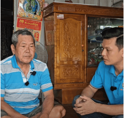 Chú ba Minh: “Có tiền của MTQ rồi chắc tôi không đi làm kiếm tiền nữa. Bán vé số giờ ế ẩm lắm, có khi tôi còn bị lỗ nữa. Nên ở nhà nghỉ khỏe”
