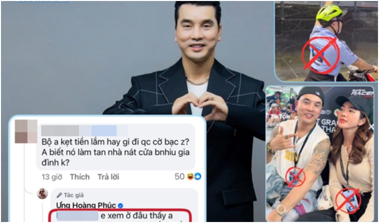 Ưng Hoàng Phúc bị CĐM tung bằng chứng t:ố đang quảng cáo cho anh t:ài và chị x:ỉu: “Vậy mà vẫn còn chối được, đúng là thứ lươn lẹo”