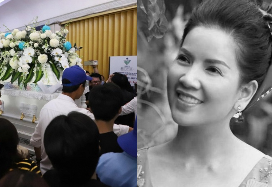Du túp bơ vây kín nơi h:ỏa táng Ngọc Trinh, gia đình bật khóc chắp tay cầu xin: ‘Xin hãy để Trinh yên nghỉ’