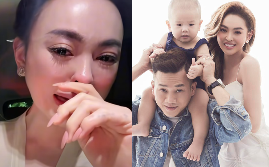 Trang Nemo khóc nức nở, van xin chồng nhường quyền nuôi con sau khi hoàn tất thủ tục l:y d:ị: Nghe mà xót xa vô cùng