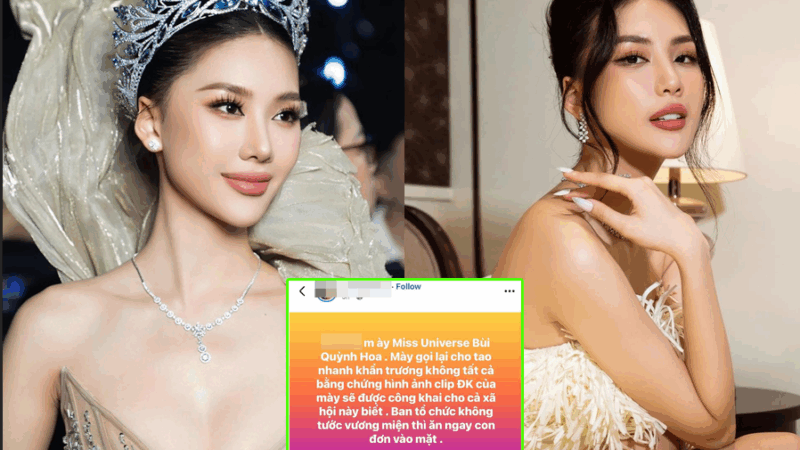 Miss Universe Bùi Quỳnh Hoa r:úng đ:ộng vì bị d:ọa tung “cl:ip n:óng”: Sự thật phía sau khiến CĐM s:ốc nặng!