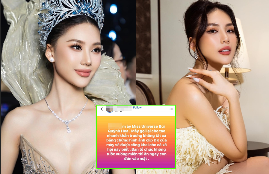 Miss Universe Bùi Quỳnh Hoa r:úng đ:ộng vì bị d:ọa tung “cl:ip n:óng”: Sự thật phía sau khiến CĐM s:ốc nặng!