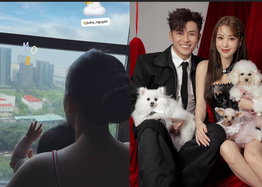 Puka – Gin Tuấn Kiệt lần đầu công khai con đầu lòng: Visual cực phẩm, fan khen ‘chuẩn hot kid Vbiz!’