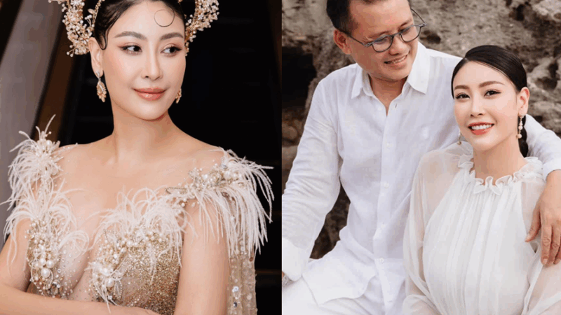 Hoa hậu Việt lấy chồng đại gia hơn 12 tuổi: Ở biệt thự 400 tỷ nhưng từng bật khóc vì bị chê “to như v:oi”