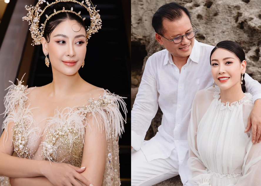 Hoa hậu Việt lấy chồng đại gia hơn 12 tuổi: Ở biệt thự 400 tỷ nhưng từng bật khóc vì bị chê “to như v:oi”