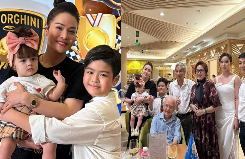 Nhật Kim Anh bế con gái về Cần Thơ tổ chức sinh nhật cho con trai, bạn gái mới của chồng cũ cũng có mặt: Thái độ lạnh như băng, lộ rõ khoảng cách