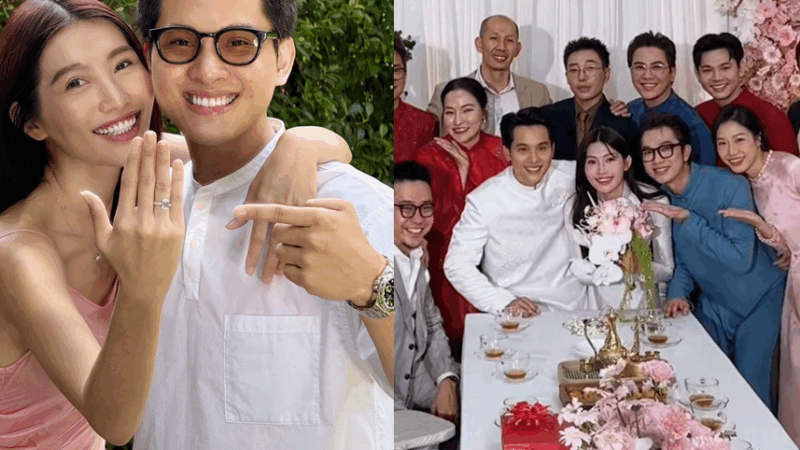 Á hậu đình đám Vbiz bí mật làm lễ dạm ngõ với bạn trai CEO: Không rầm rộ mà sang xịn hết nước chấm
