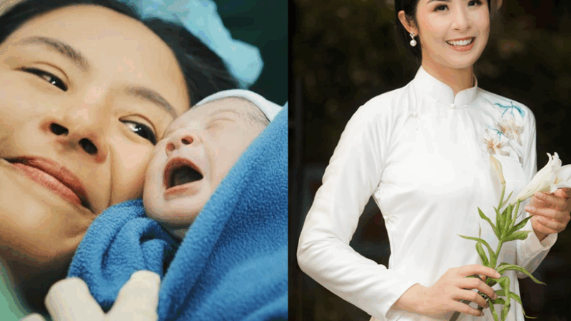 Hoa hậu Ngọc Hân sinh con đầu lòng, rơi vào ca hiếm 1/80.000 khiến ai cũng bất ngờ