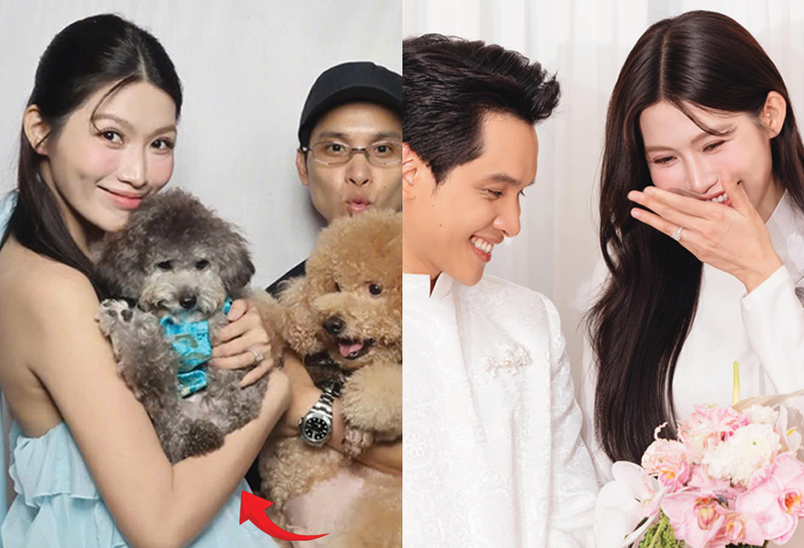 Á hậu Việt lộ dấu hiệu mang thai chỉ sau lễ dạm ngõ với bạn trai doanh nhân: Dân mạng rần rần đặt nghi vấn ‘Cưới chạy bầu?’