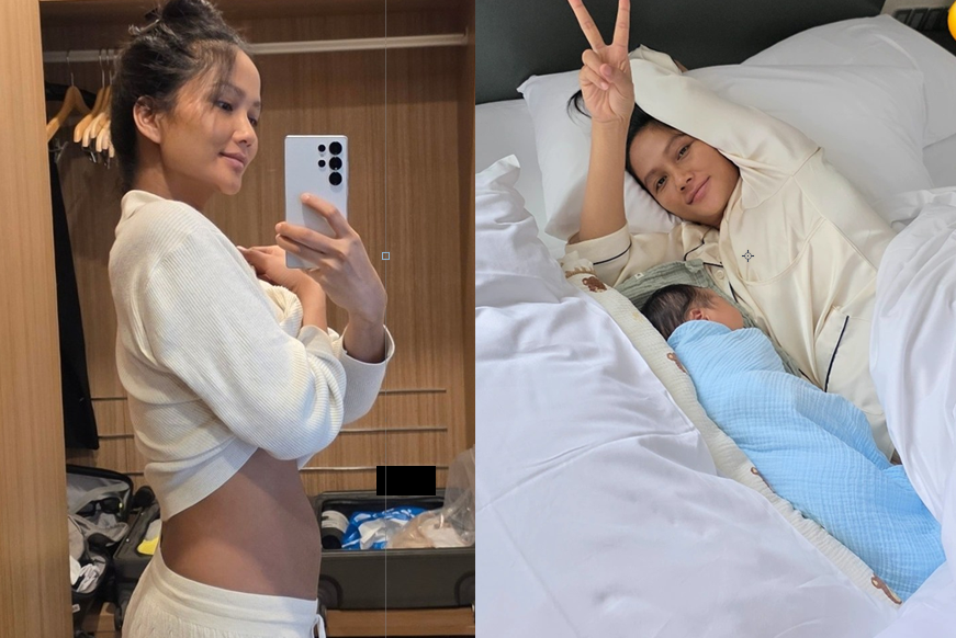 Vừa sinh 10 ngày bụng đã phẳng lì, H’Hen Niê khiến hội mẹ bỉm vừa ngưỡng mộ vừa… tức á