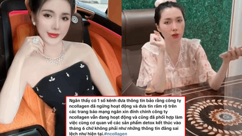 Ngân Collagen lộ diện, tuyên bố “cực căng” về chuyện kinh doanh: Khẳng định đã làm việc với cơ quan chức năng chứ không hề trốn tránh