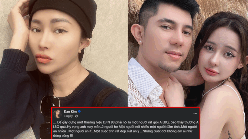 Ca sĩ Đan Kim: “Để gầy dựng một thương hiệu DJ Ngân 98 phải nói là một người rất giỏi. Anh Lương Bằng Quang, sao thấy thương anh Lương Bằng Quang quá. Hy vọng anh may mắn”