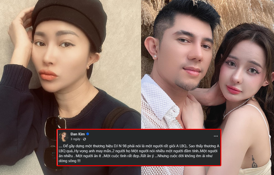 Ca sĩ Đan Kim: “Để gầy dựng một thương hiệu DJ Ngân 98 phải nói là một người rất giỏi. Anh Lương Bằng Quang, sao thấy thương anh Lương Bằng Quang quá. Hy vọng anh may mắn”