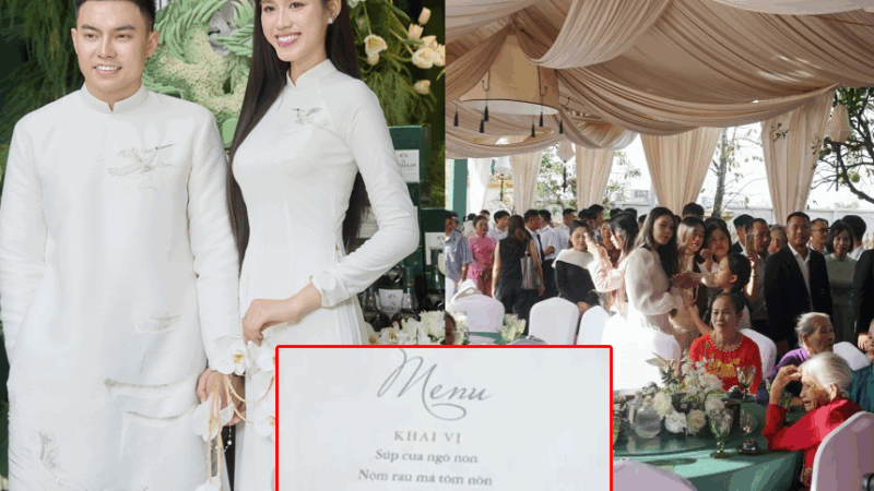 Lộ menu tiệc ăn hỏi Đỗ Hà: Dâu hào môn mà đãi khách bằng món ‘dân dã’, đậm chất cỗ quê
