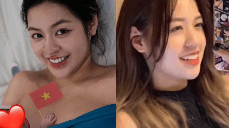 Hot girl ‘Trứng rán’ chính thức sinh con đầu lòng – mặt mộc trên bàn sinh gây bão, ai cũng xin vía lia lịa!