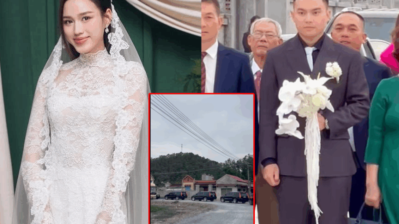 Cô dâu nghìn tỷ Đỗ Thị Hà làm lễ vu quy hoành tráng nhất Việt Nam: Dàn siêu xe xếp hàng dài đón dâu quý khiến ai cũng choáng ngợp