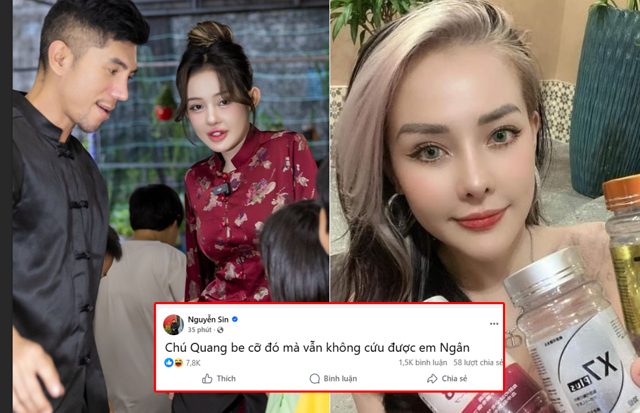 Ngân 98 bất ngờ bị réo tên khắp MXH, Lương Bằng Quang cũng dính luôn: Chuyến này hết cứu