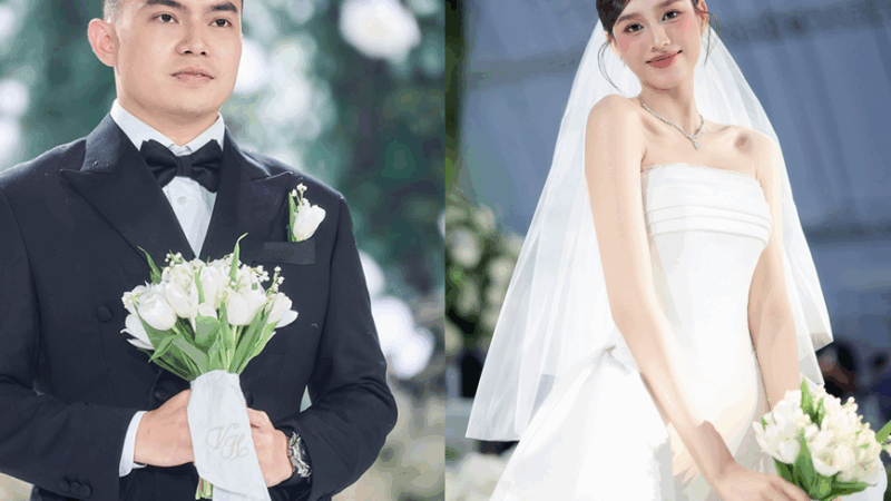 Choáng với bó hoa cưới của HH Đỗ Thị Hà: Toàn hoa hiếm bậc nhất thế giới, giá trị lên tới hàng TỶ đồng!