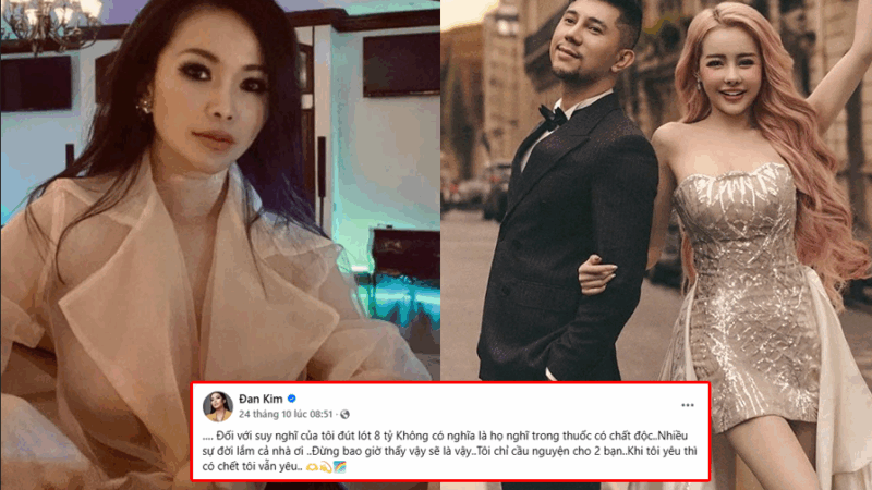 Ca sĩ Đan Kim bênh vực Lương Bằng Quang – Ngân 98: ‘Đút lót 8 tỷ không có nghĩa họ biết thuốc có độc, khi tôi yêu thì có chết tôi vẫn yêu!’