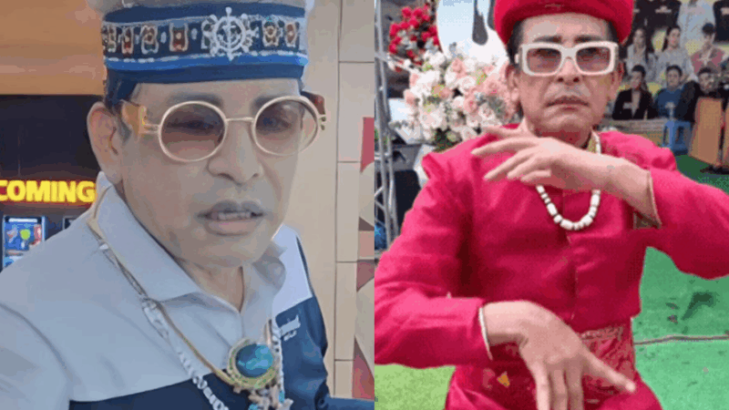 MC Thanh Bạch gây hoang mang: Ngồi bệt giữa thảm đỏ, đứng mưa giữa phố,  phong cách ngày càng khó hiểu!