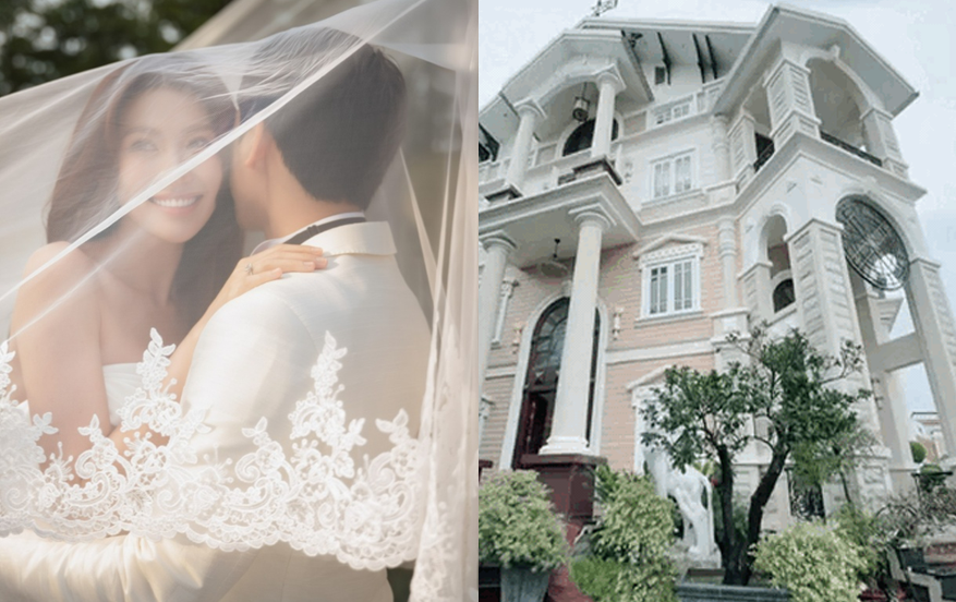 Choáng ngợp với biệt thự nhà chồng Á hậu Quỳnh Châu: Sang như lâu đài, từng được chọn làm phim trường của 1 bộ phim Việt nổi tiếng