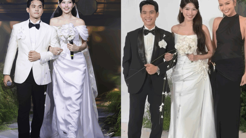 Á hậu Quỳnh Châu gây choáng với 3 váy cưới “điện ảnh” trong ngày trọng đại: Đơn giản mà sang xỉu, giá trị khiến ai cũng ngỡ ngàng!