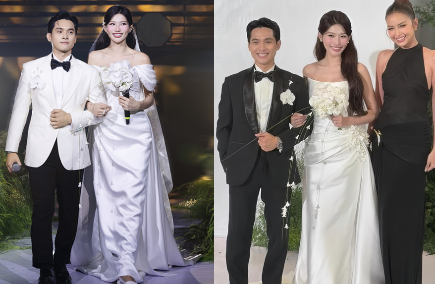 Á hậu Quỳnh Châu gây choáng với 3 váy cưới “điện ảnh” trong ngày trọng đại: Đơn giản mà sang xỉu, giá trị khiến ai cũng ngỡ ngàng!