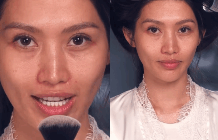 Ngỡ ngàng mặt mộc của Á hậu Quỳnh Châu trong hậu trường: Khác xa hình ảnh lung linh trên mạng, thật sự gây sốc!