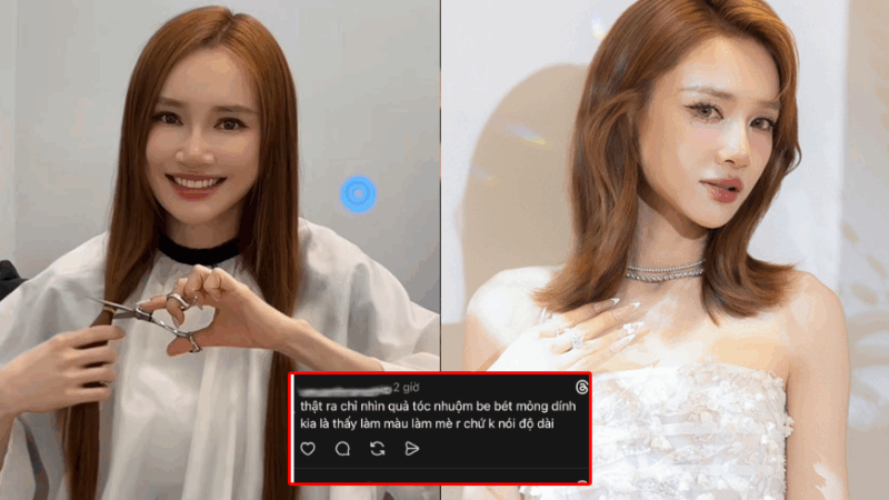 Nhã Phương bị “ném đá” khi cắt chỏm tóc khô xơ để hiến tặng: Làm việc tốt nhưng lại bị nói là “làm màu” hơn