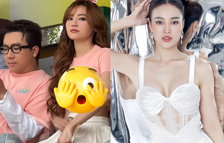 Ninh Dương Lan Ngọc diện đồ “mặc như không” ngay họp báo: Trấn Thành ngồi kế bên phải quay mặt chỗ khác vì quá nh:ạy c:ảm