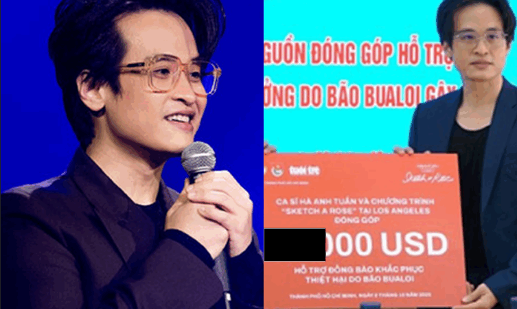 Hà Anh Tuấn mạnh tay ủng hộ bà con vùng bão số 10: Con số lên sóng khiến CĐM không tin nổi mắt!
