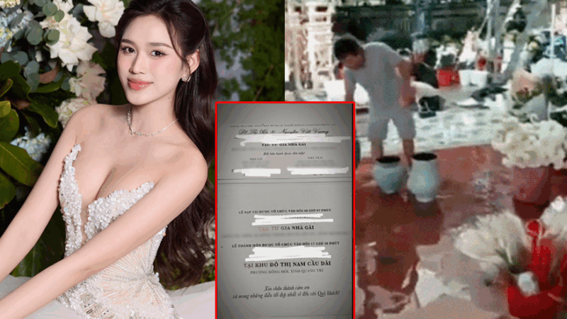 Rộ tin Hoa hậu Đỗ Thị Hà sắp cưới thiếu gia xây dựng: Nhà gái đã dựng rạp, xuất hiện chi tiết tâm linh lạ chưa từng thấy