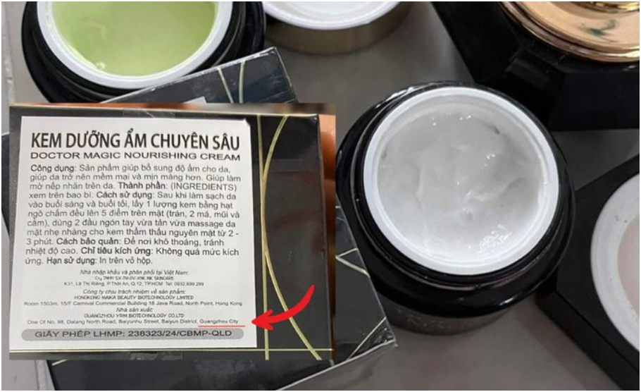 Hậu kiểm sản phẩm công ty của chồng bà Mailisa ở TP.HCM: Xuất xứ Trung Quốc, thiếu đánh giá an toàn