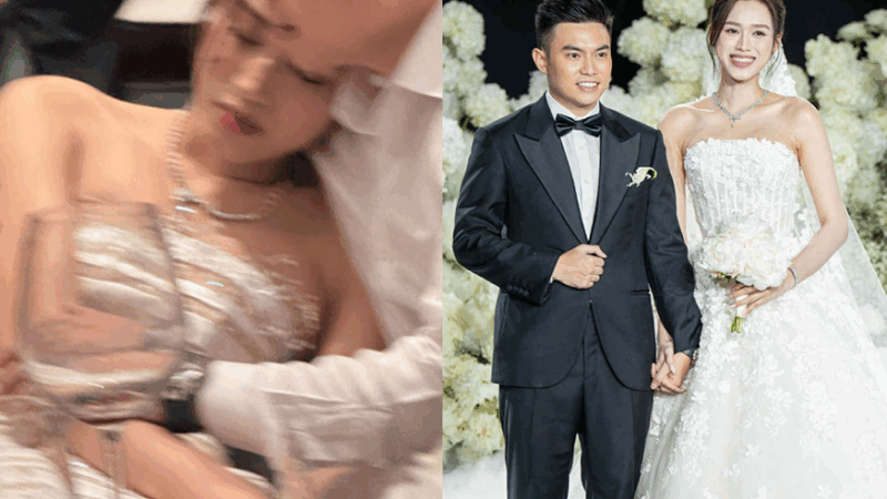 Hoa hậu Đỗ Thị Hà gây s:ốc: S:ay x:ỉn nằm gục giữa đám đông, dân mạng đồng loạt thở dài “dâu hào môn gì tầm này!