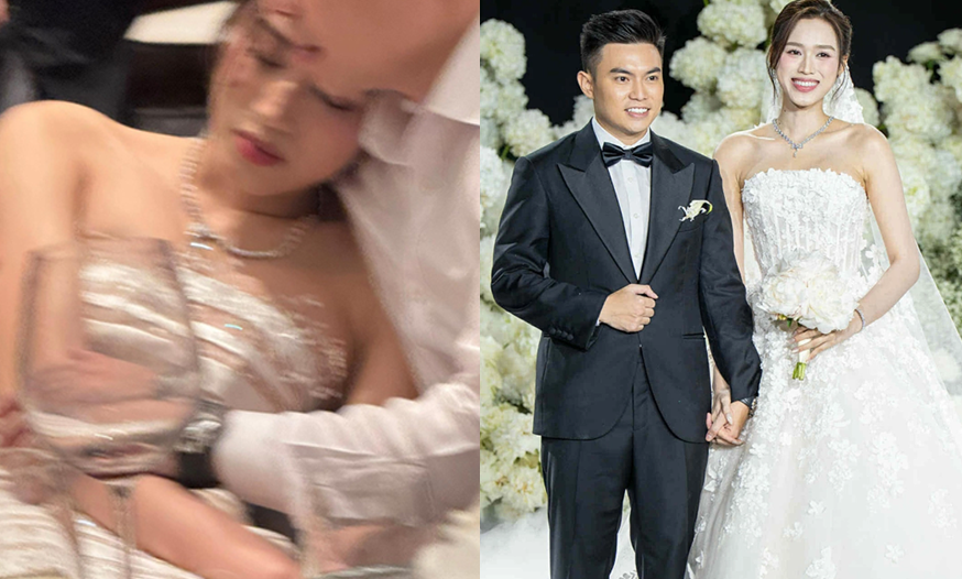 Hoa hậu Đỗ Thị Hà gây s:ốc: S:ay x:ỉn nằm gục giữa đám đông, dân mạng đồng loạt thở dài “dâu hào môn gì tầm này!